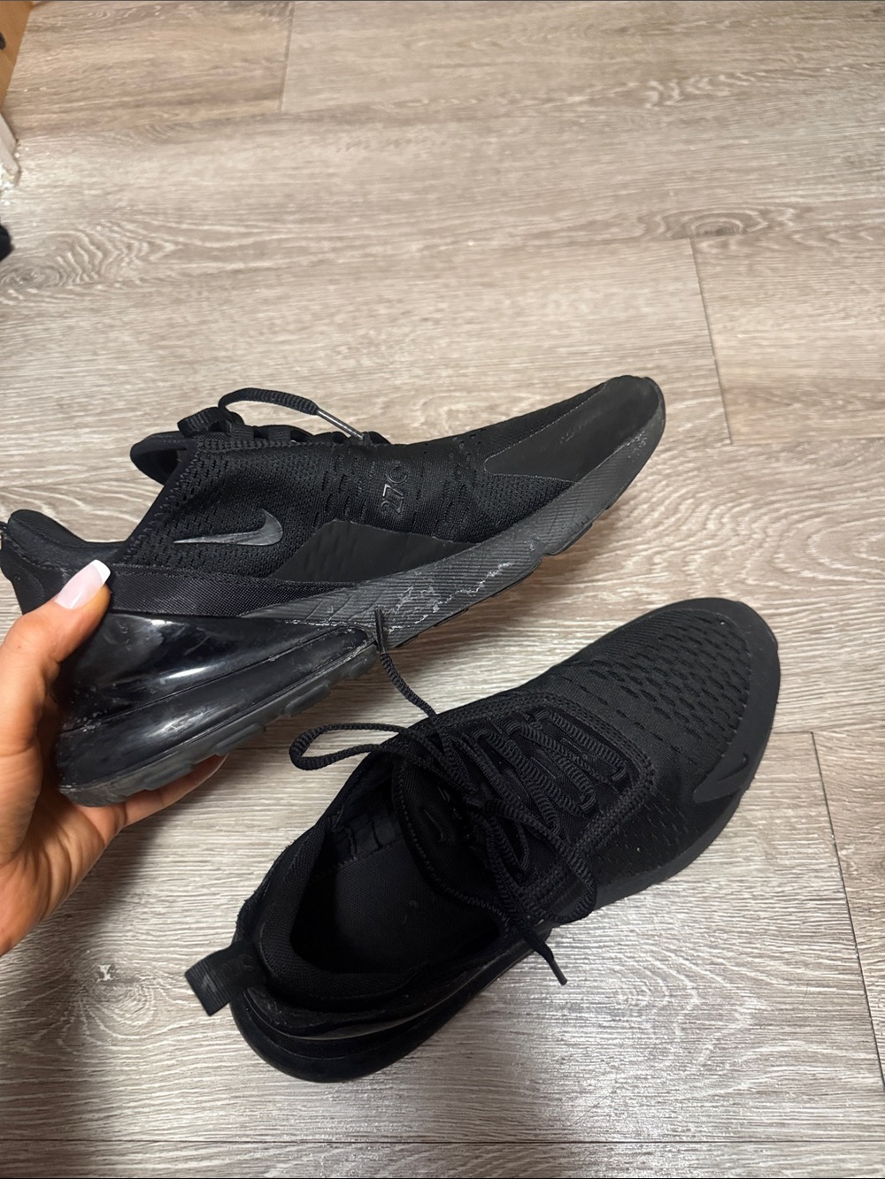 Nike Women’s All-Black Air Max 270 Style Athletic Sneakers